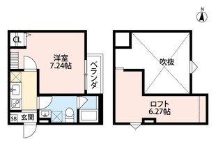 スリーズ長瀬の物件間取画像